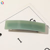 Square Shape Acetate Plate Handmade Spring Clip Hair Accessories Headdress For Women
