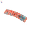Square Shape Acetate Plate Handmade Spring Clip Hair Accessories Headdress For Women