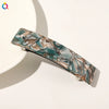 Square Shape Acetate Plate Handmade Spring Clip Hair Accessories Headdress For Women