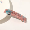 Square Shape Acetate Plate Handmade Spring Clip Hair Accessories Headdress For Women