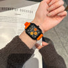 Square Silicone Casual Universal Wrist Watch With Alloy Case Stainless Steel Buckle And Mineral Reinforced Glass Mirror