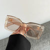 Square Simple Large Frame Women's And Men's Sunglasses With Pc Frame And Ac Lens In Geometric Style