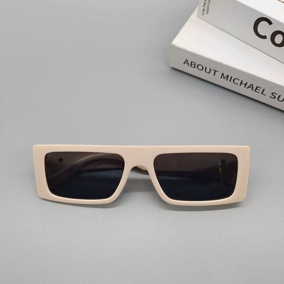 Square Sunglasses Resin Lens Pc Frame Retro Fashion Ins Style For Adults