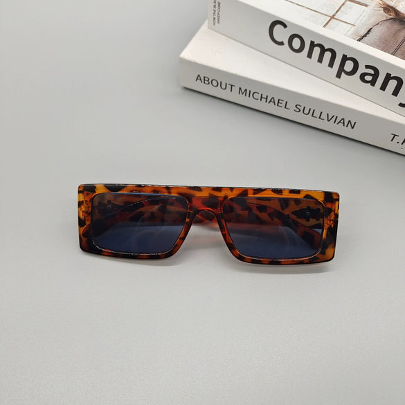 Square Sunglasses Resin Lens Pc Frame Retro Fashion Ins Style For Adults