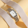 Square Women's Alloy Case Pu Strap Leisure Style Fashion Quartz Watch