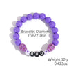 Stackable Halloween Acrylic Beaded Bracelet Set With Letter Pumpkin Ghost Skull Electroplated Unisex Simple Style