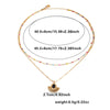 Stacked Clavicle Chain Stainless Steel Titanium Steel Star Shape Electroplating Women's Necklace