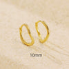 Stacked Ear Buckle S925 Silver Ins Wave Irregular Geometric Women's Earrings With Electroplating