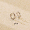 Stacked Ear Buckle S925 Silver Ins Wave Irregular Geometric Women's Earrings With Electroplating