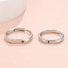 Stacked Open Ring Women's Copper Diamond Retro Design Sun And Moon Style