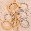 Stacked Ring Stainless Steel Geometric Style Electroplated Finger Ring Hand Jewelry