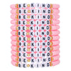 Stacked Soft Clay Letter Beads Handmade Unisex Jewelry Set