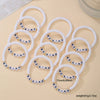 Stacked Soft Clay Letter Beads Handmade Unisex Jewelry Set