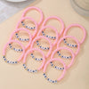 Stacked Soft Clay Letter Beads Handmade Unisex Jewelry Set