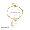 Stacked Stainless Steel Bow Chain For Women