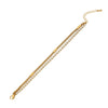 Stacked Stainless Steel Geometric Style Electroplated Women's Bracelet