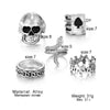 Stacked Style Geometric Alloy Ring Suit Electroplated For Unisex