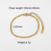 Stacked Wear Niche Design Sense Women's Stainless Steel Geometric Bracelet With Electroplating