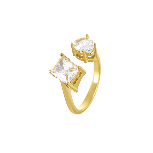 Stacking Rings Stainless Steel Geometric Electroplating Women's Hand Accessories
