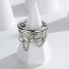 Stacking Rings Titanium Steel Geometric Electroplated Hand Jewelry