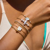 Stacking Simple Highend Stainless Steel Jewelry Geometric Style Electroplated Unisex Bracelet