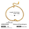 Stacking Simple Highend Stainless Steel Jewelry Geometric Style Electroplated Unisex Bracelet