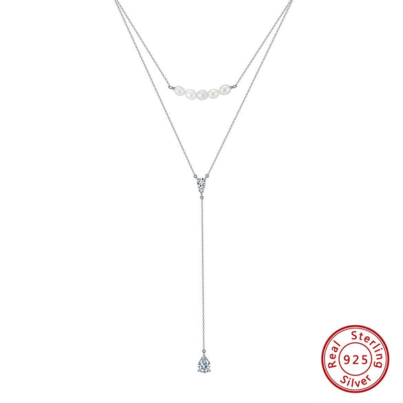 Stacking Style Deep V Sexy Jewelry S925 Sterling Silver Geometric Electroplated For Women