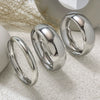 Stacking Style Iron Metallic Arc Smooth Electroplated Bracelet