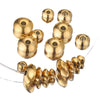 Stainless Steel Abacus Flying Saucer Curved Spacer Positioning Beads Vacuum Goldplated Diy Jewelry Accessories