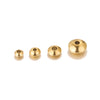 Stainless Steel Abacus Flying Saucer Curved Spacer Positioning Beads Vacuum Goldplated Diy Jewelry Accessories