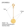 Stainless Steel Accessories Electroplating Geometric Bikini Pendant Connection Buckle