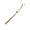 Stainless Steel Adjustable Rubber Bead Box Chain Bolo Diy Bracelet Jewelry Accessories Electroplated