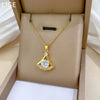 Stainless Steel And Copper Animal Zodiac Cartoon Minimalist Full Diamond Necklace Unisex