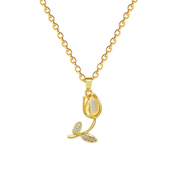 Stainless Steel And Copper Animal Zodiac Cartoon Style Allmatch Clavicle Necklace