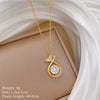 Stainless Steel And Copper Fishtail Water Drops Animal Zodiac Cartoon Style Full Diamond Women's Necklace