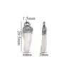 Stainless Steel And Foot Silver Three Dimensional Pepper Pendant Dripping Oil Plated 18K Diy Handmade Earrings And Bag Pendant Material