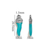 Stainless Steel And Foot Silver Three Dimensional Pepper Pendant Dripping Oil Plated 18K Diy Handmade Earrings And Bag Pendant Material