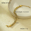 Stainless Steel And 18K Electroplated Women's Bracelet