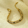 Stainless Steel And 18K Electroplated Women's Bracelet