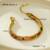 Stainless Steel And 18K Electroplated Women's Bracelet