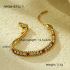 Stainless Steel And 18K Electroplated Women's Bracelet