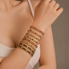 Stainless Steel And 18K Electroplated Women's Bracelet