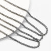 Stainless Steel And 925 Silver Keel Chain Flower Basket Chain Hanging Chain With Lobster Clasp Electroplated Titanium Steel Necklace