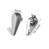 Stainless Steel And 925 Silver Round Electroplated Diy Handmade Earrings Accessories