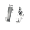 Stainless Steel And 925 Silver Round Electroplated Diy Handmade Earrings Accessories