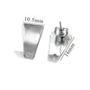 Stainless Steel And 925 Silver Round Electroplated Diy Handmade Earrings Accessories