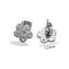 Stainless Steel And 925 Silver Round Electroplated Diy Handmade Earrings Accessories