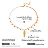 Stainless Steel And Titanium Steel Animal Zodiac Pattern Necklace For Women Electroplated Jewelry
