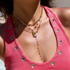 Stainless Steel And Titanium Steel Animal Zodiac Pattern Necklace For Women Electroplated Jewelry