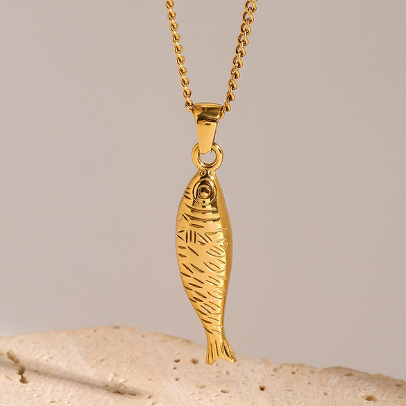 Stainless Steel And Titanium Steel Animals Zodiac Pendant Necklace With Electroplating
